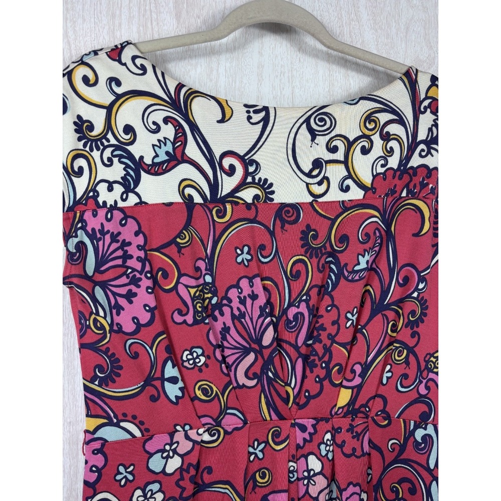 Lilly Pulitzer Silk Dress Pink Floral Shift Preppy Resort Vacation Chic S - Picture 4 of 8